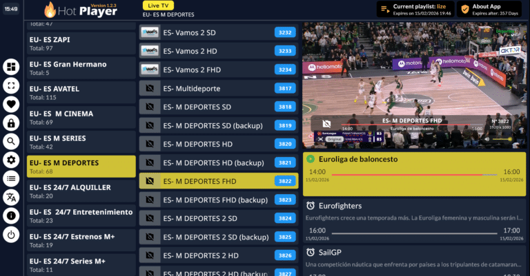 HOT PLAYER IPTV LISTA