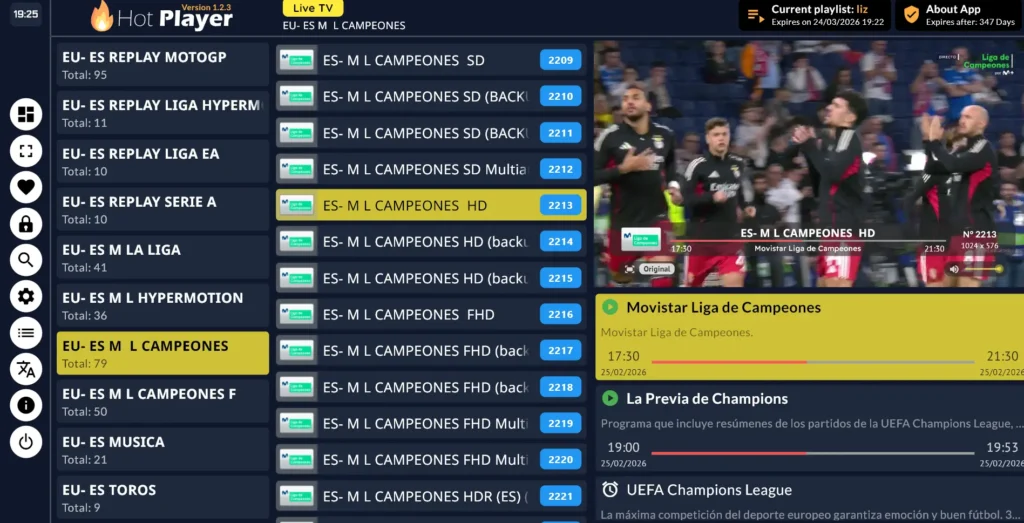 LISTA IPTV MOVISTAR 4K